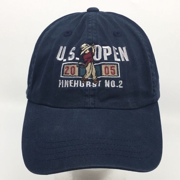 2005 US Open Pinehurst No.2 Baseball Cap Hat President’s Council 100% Cotton - Picture 1 of 16